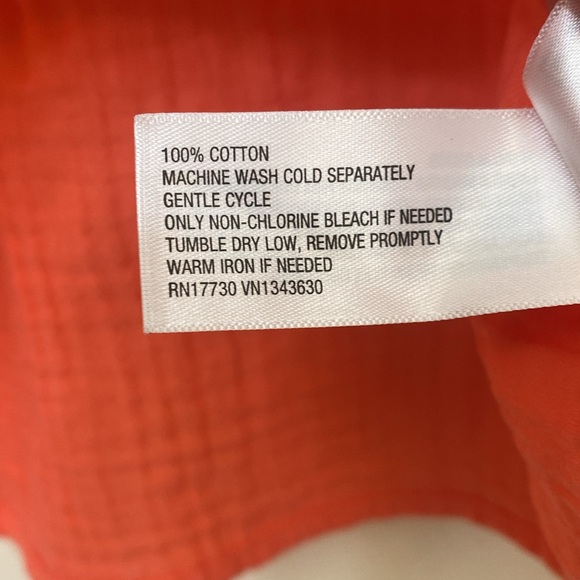 UNIVERSAL THREAD coral balloon sleeve blouse - Picture 4 of 5